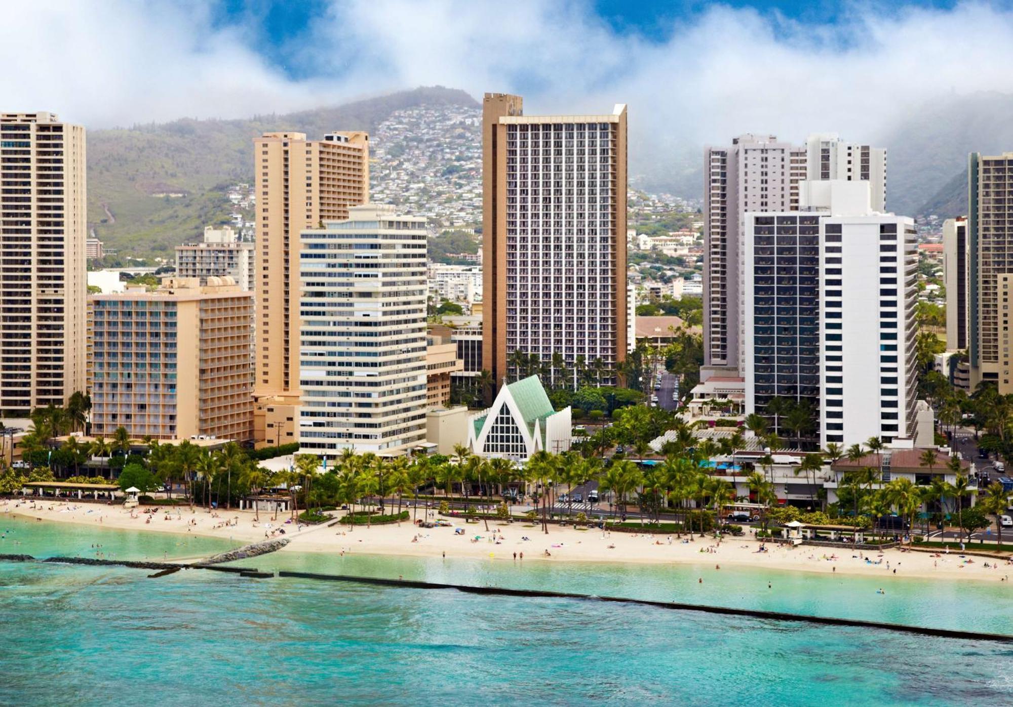 Hilton Waikiki Beach Hotel Honolulu Zewnętrze zdjęcie